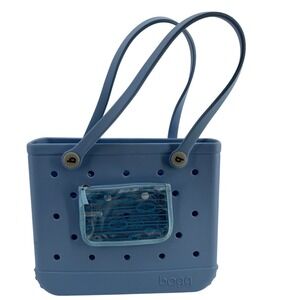 Bogg Bag Baby Tote Light Carolina on my Mind Blue Waterproof Washable Beach Bag